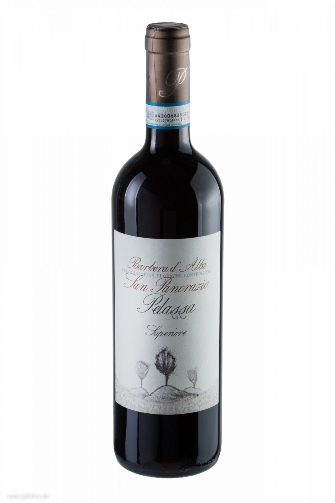 Bottle of red wine – Barbera d’ Alta