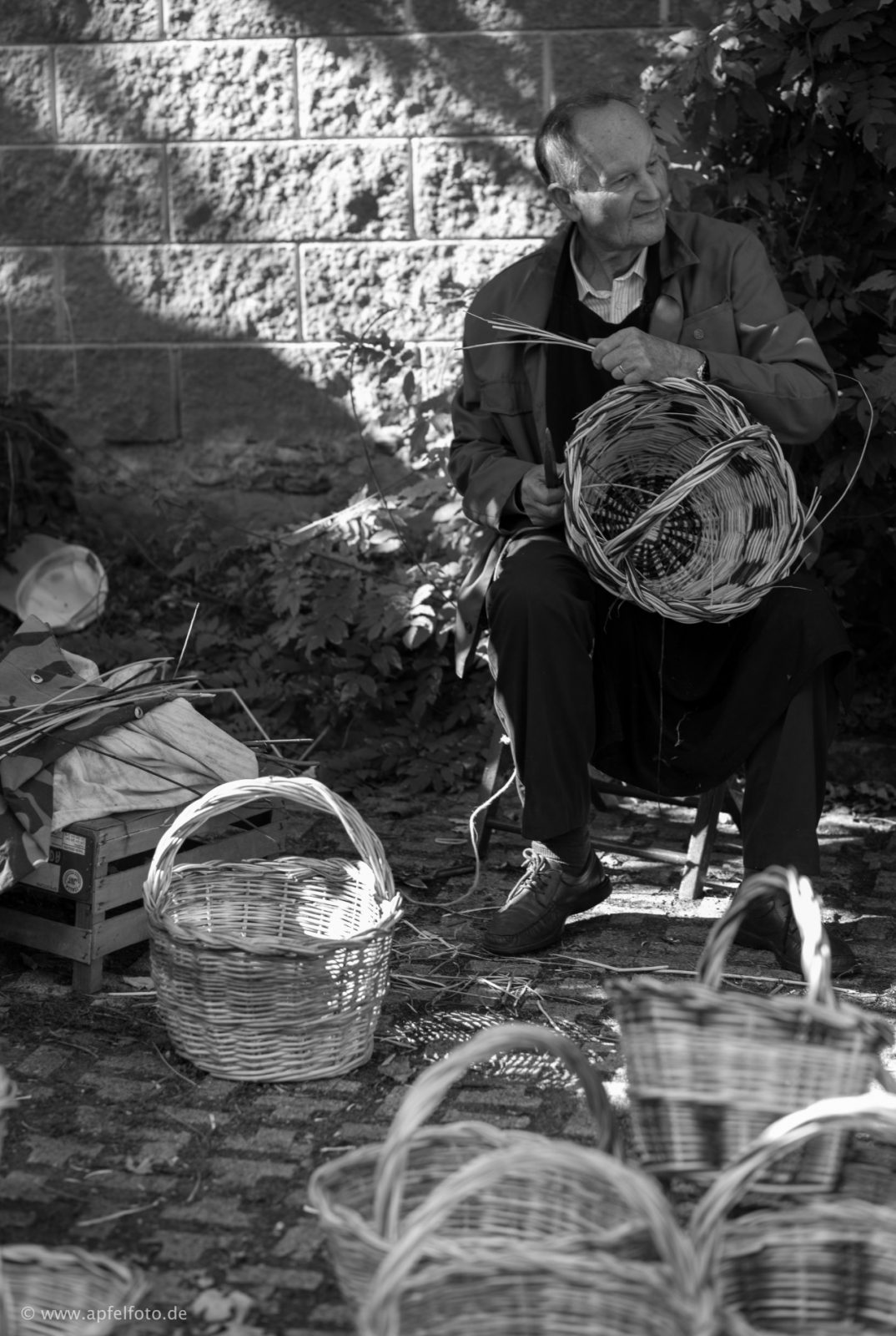 Handmade basket, Bologna