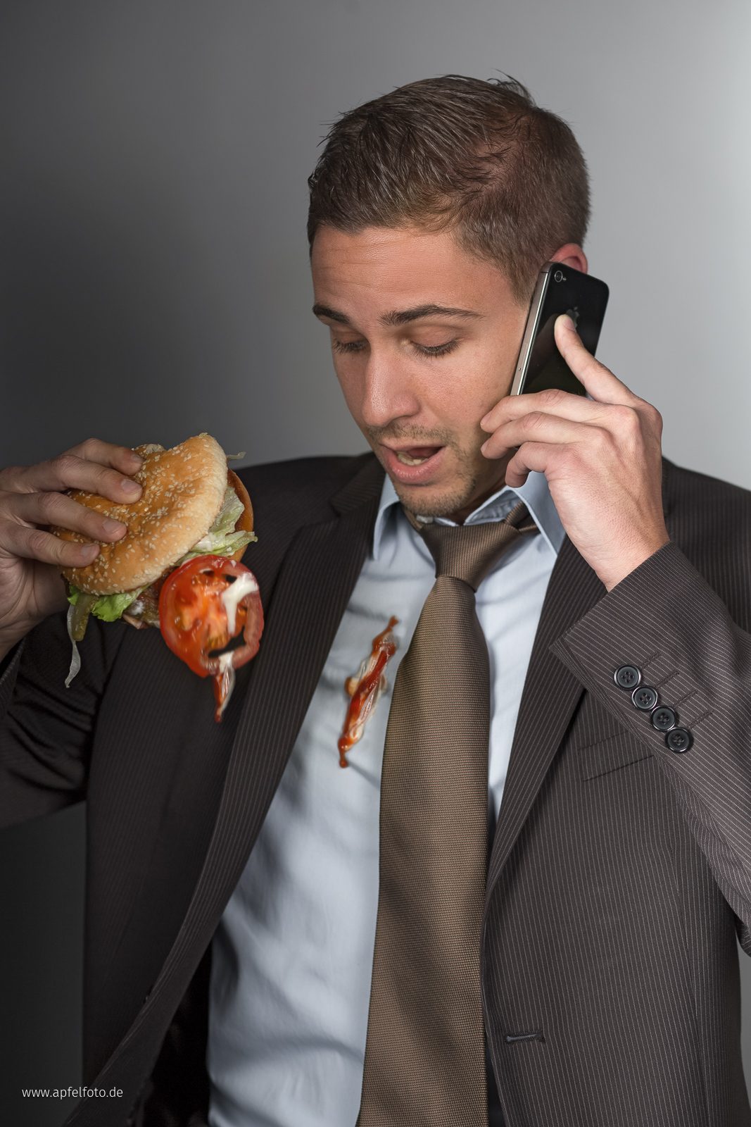 Business Portrait "Burger Mißgeschick"