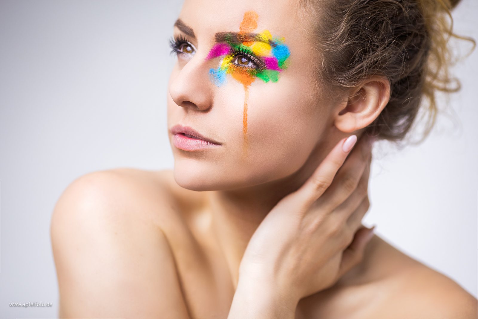 Kreatives Portrait "mit Farbe"